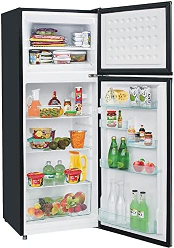 RCA RFR725 2 Door Apartment Size Refrigerator with Freezer, Stainless | Amazon (US)
