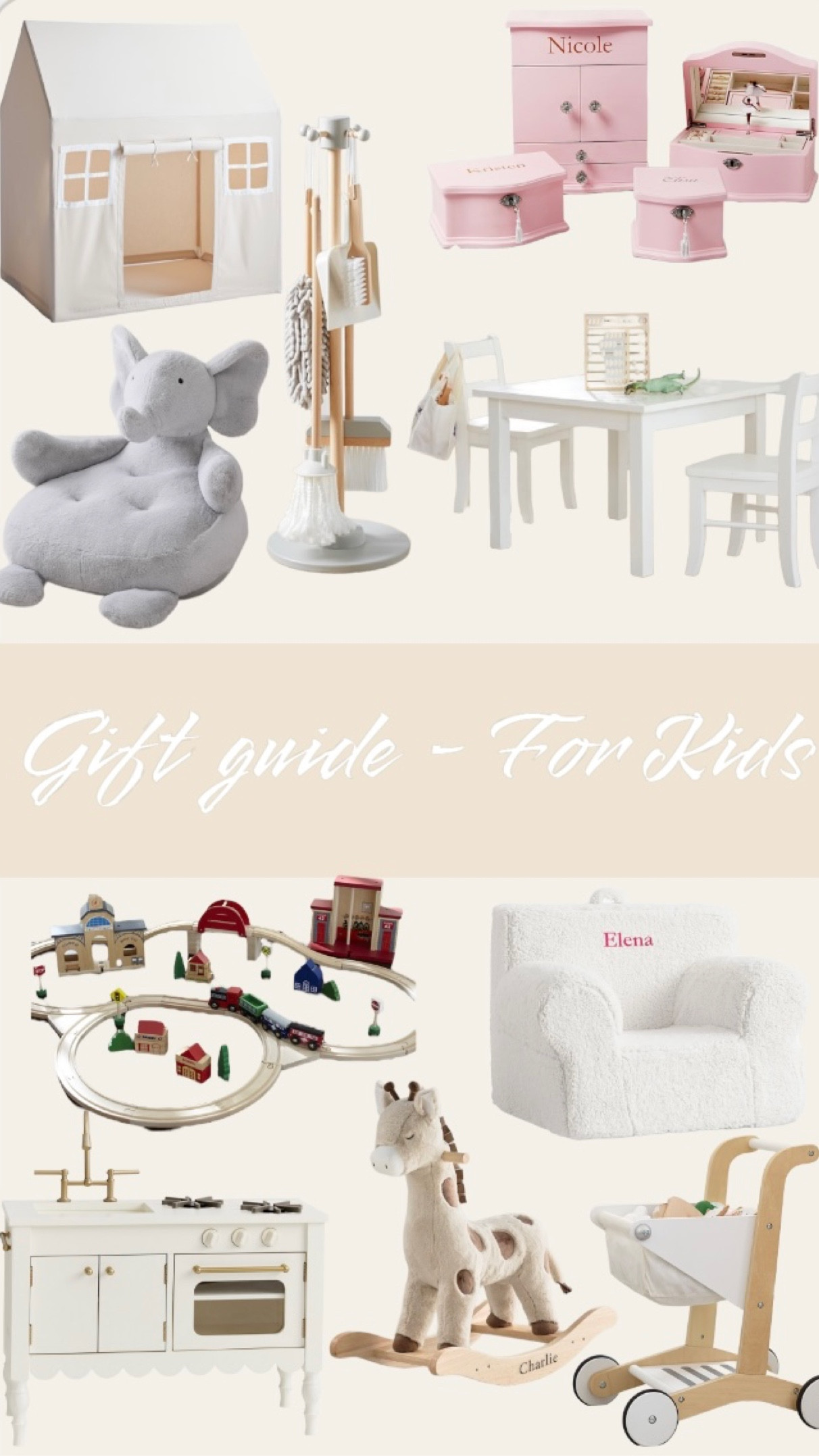 Gift guide - for the kids

#guftguide
#giftideas 
#girlgifts
#boygifts
#potterybarnkids
#playtable
#chairs
#personalizedgifts
#giftsforkids
#pretendplay
#christmastime 
#christmasgifts

#LTKHoliday #LTKGiftGuide #LTKkids