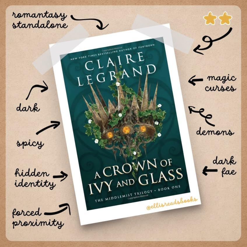 A Crown of Ivy and Glass (The Middlemist Trilogy, 1) | Amazon (US)
