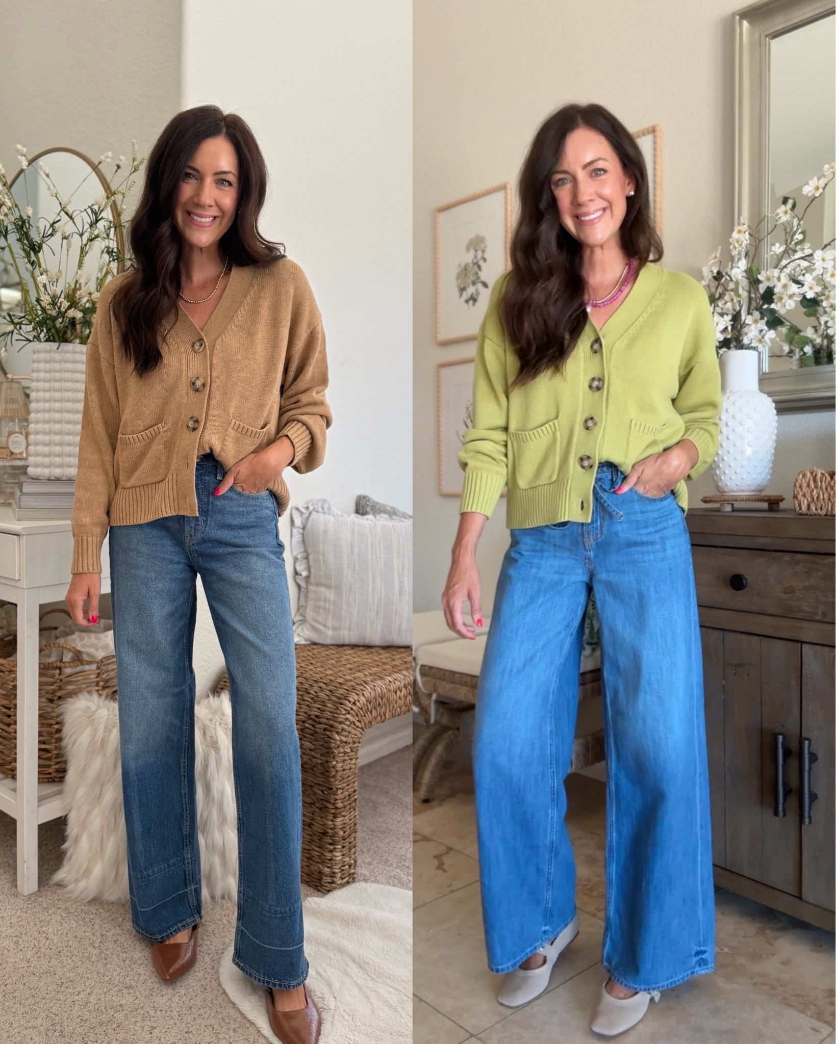 Such a great fitting cardigan that you’ll want in all the colors—wearing a small
Jeans both in a 2 regular

#LTKSaleAlert #LTKSeasonal #LTKgrwm
