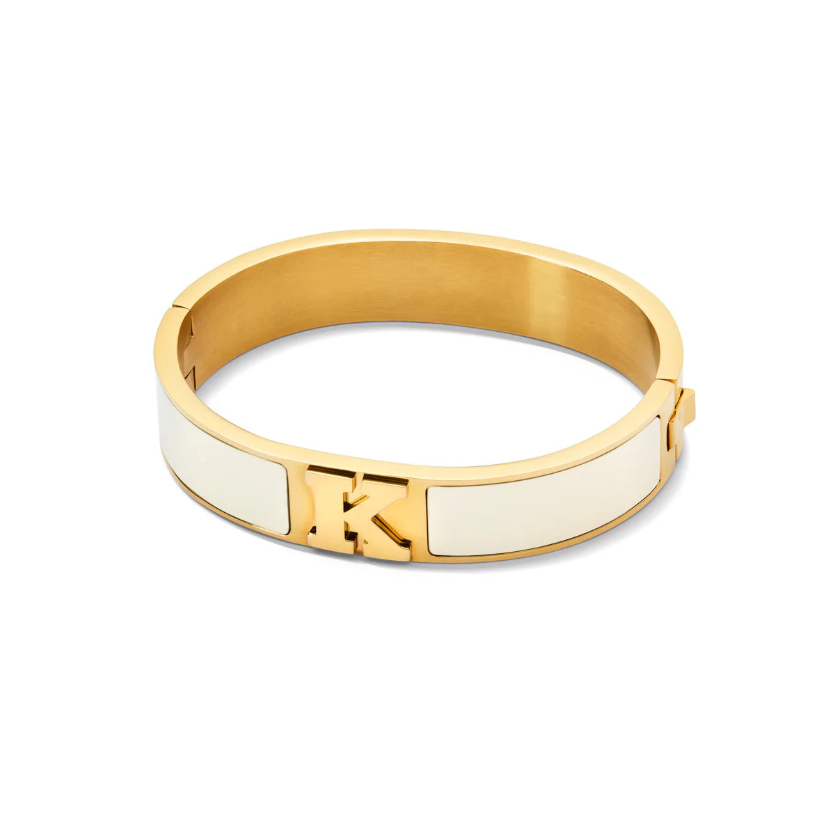 Icon Initial Bangle (Gold) | Abbott Lyon