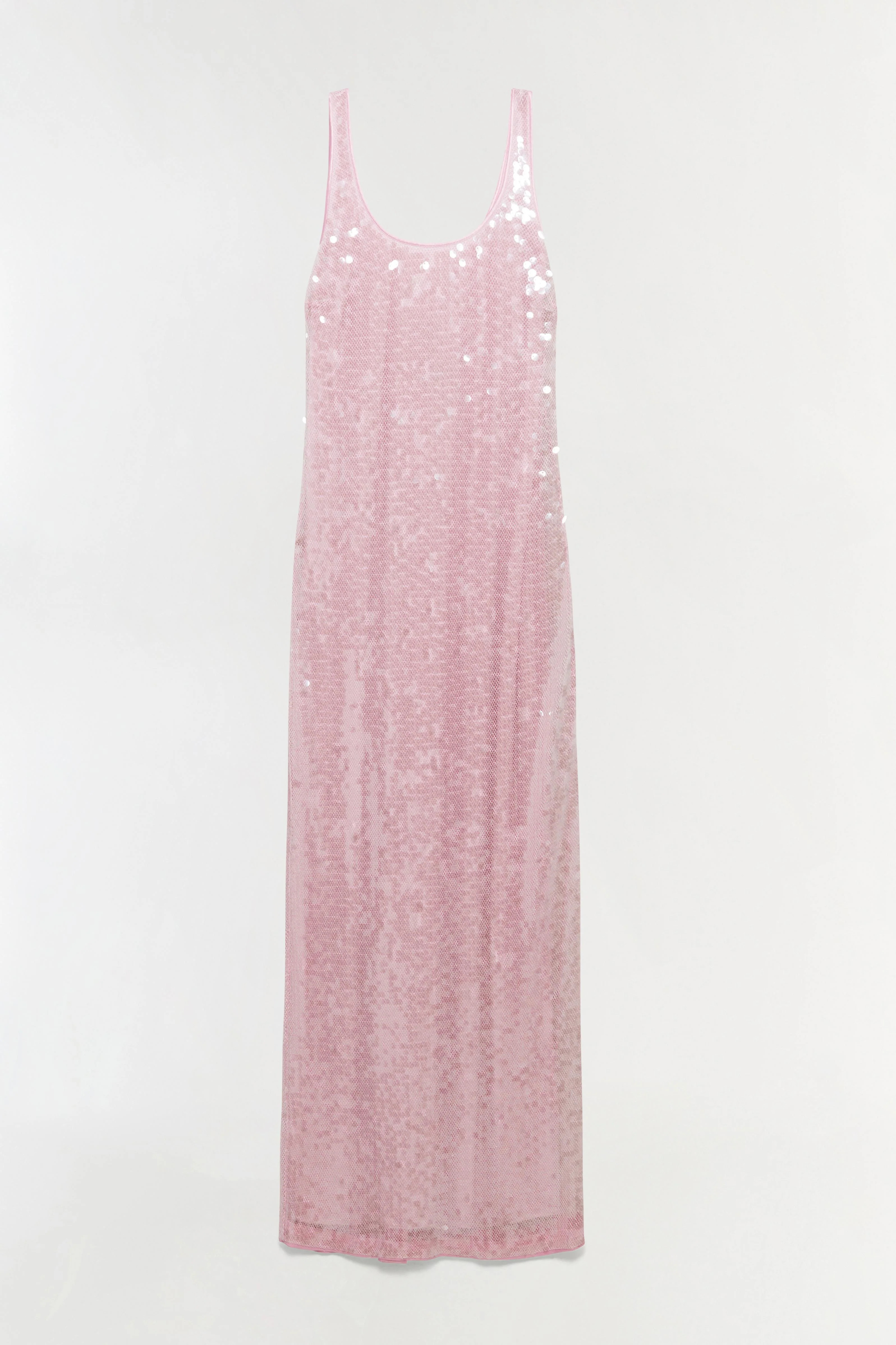 SIMKHAI Women's Bex Embellished Maxi Dress in Tulip, Sequin, Size 12 | Simkhai