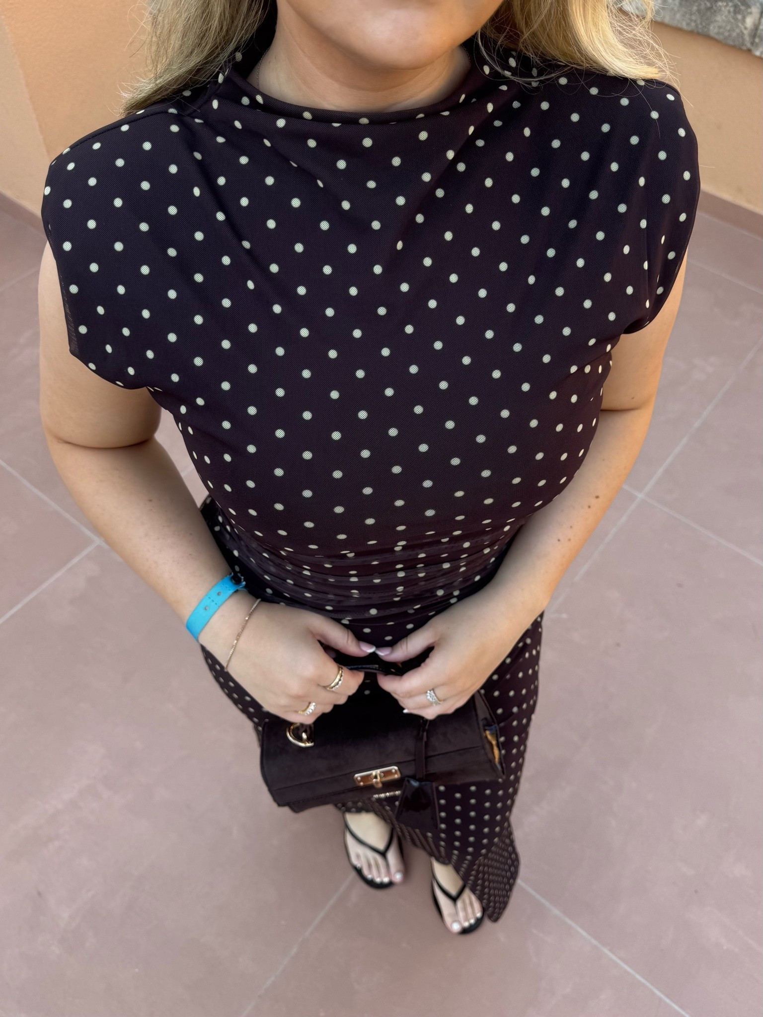 Polka dot dress details 🤎

#LTKuk #LTKsummer