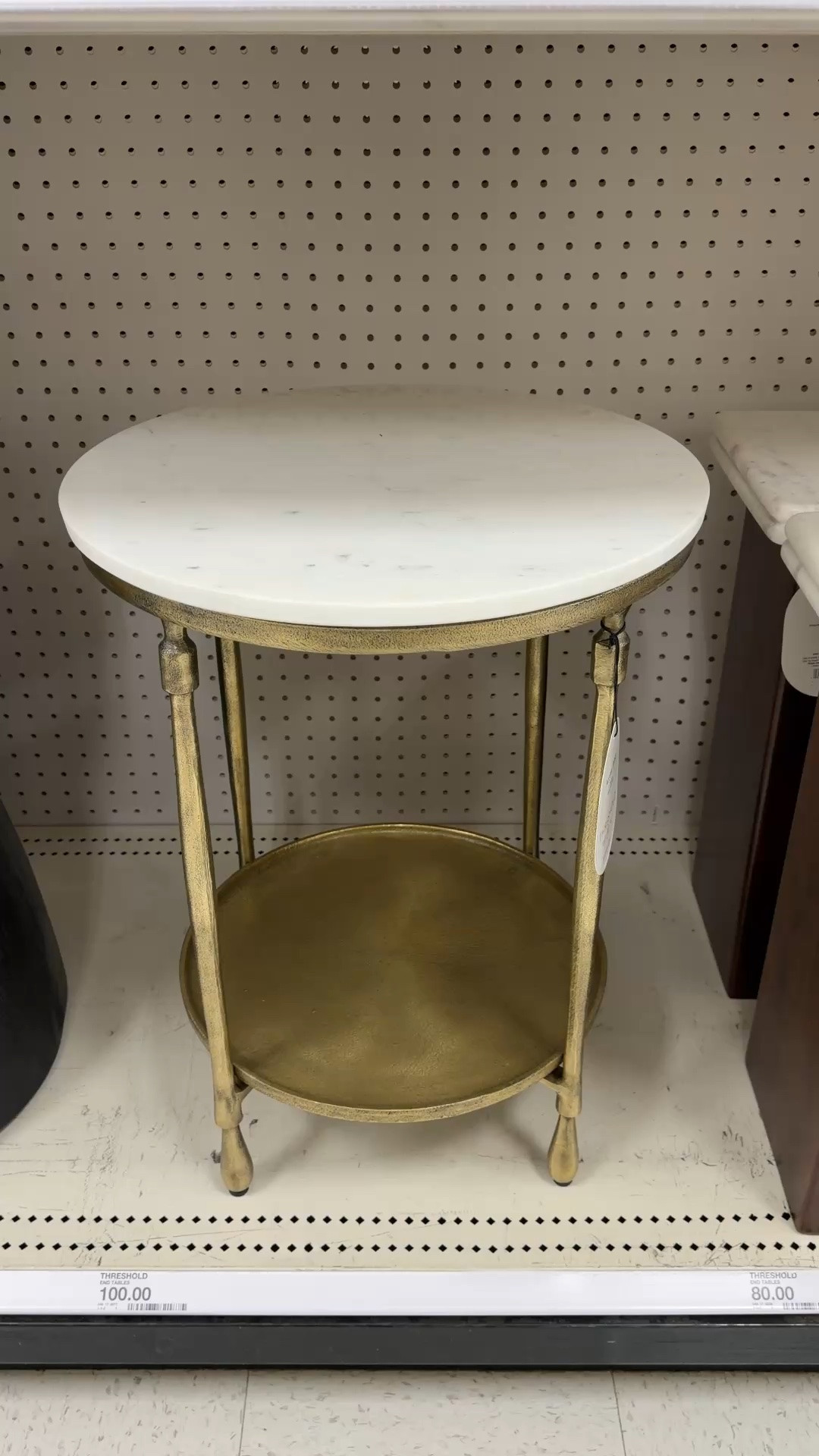 Sale alert! 😍 This new Target accent table is giving major designer vibes. ✨ I love the combination of the antique brass finish and Carrara marble top—it feels elegant, timeless, and far more expensive than its price point. 🤍  Such a chic little accent piece for adding warmth, texture, and a touch of luxury to a living room, bedroom, or reading nook. 💫 Linked it here! 🎯 @Target #accenttable #sidetable #targetfind

#LTKHome #LTKSaleAlert