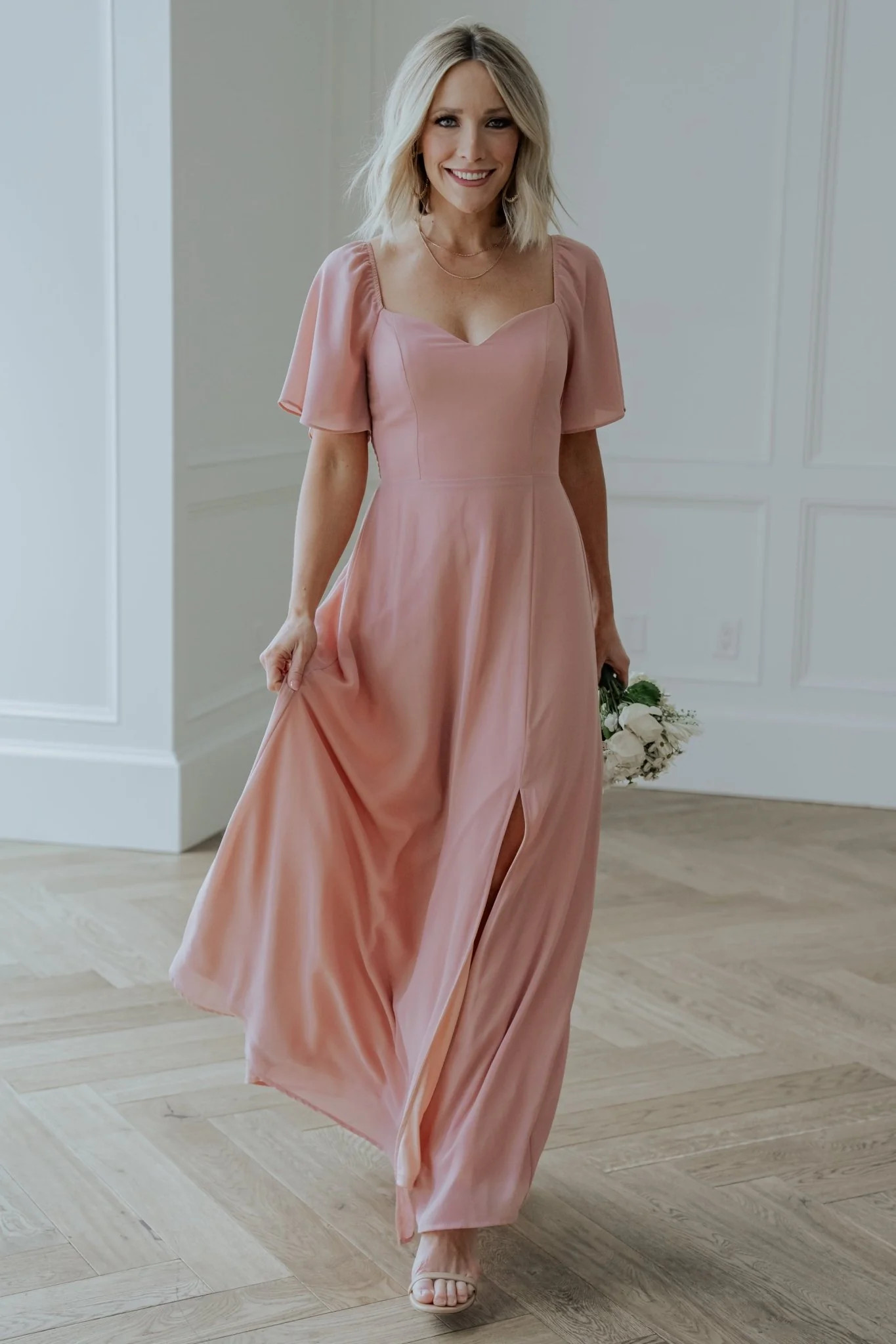 Sierra Sweetheart Maxi Dress | Blush | Baltic Born