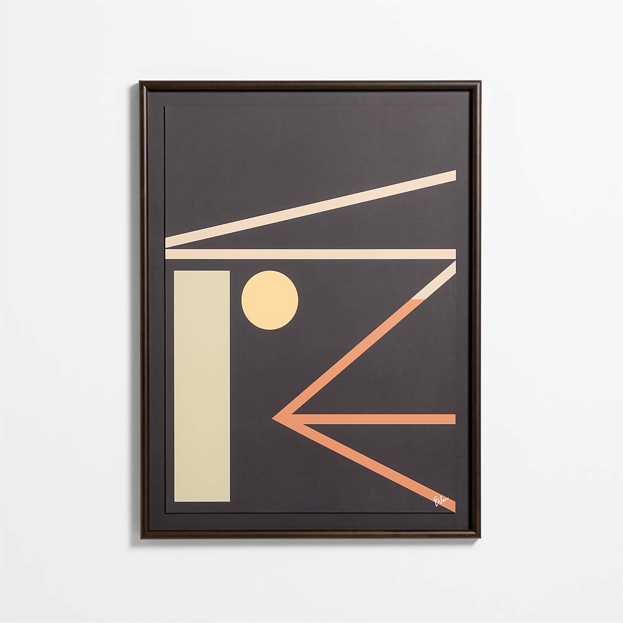 "Coimbra I" by Edward View 35"x47" Framed Wall Art Print | Crate & Barrel | Crate & Barrel