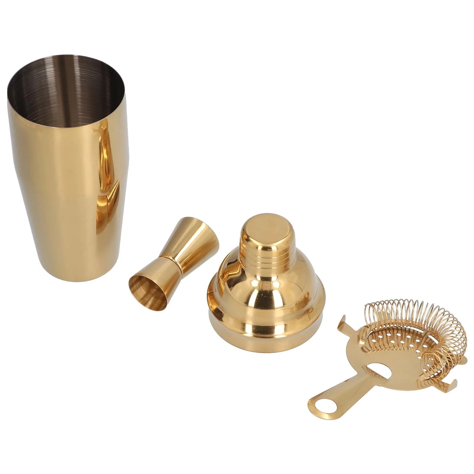 Qiilu Cocktail Set 750ml Stainless Steel Barware Tool Kit with Strainer Measure Cup Shaker for Ba... | Walmart (US)