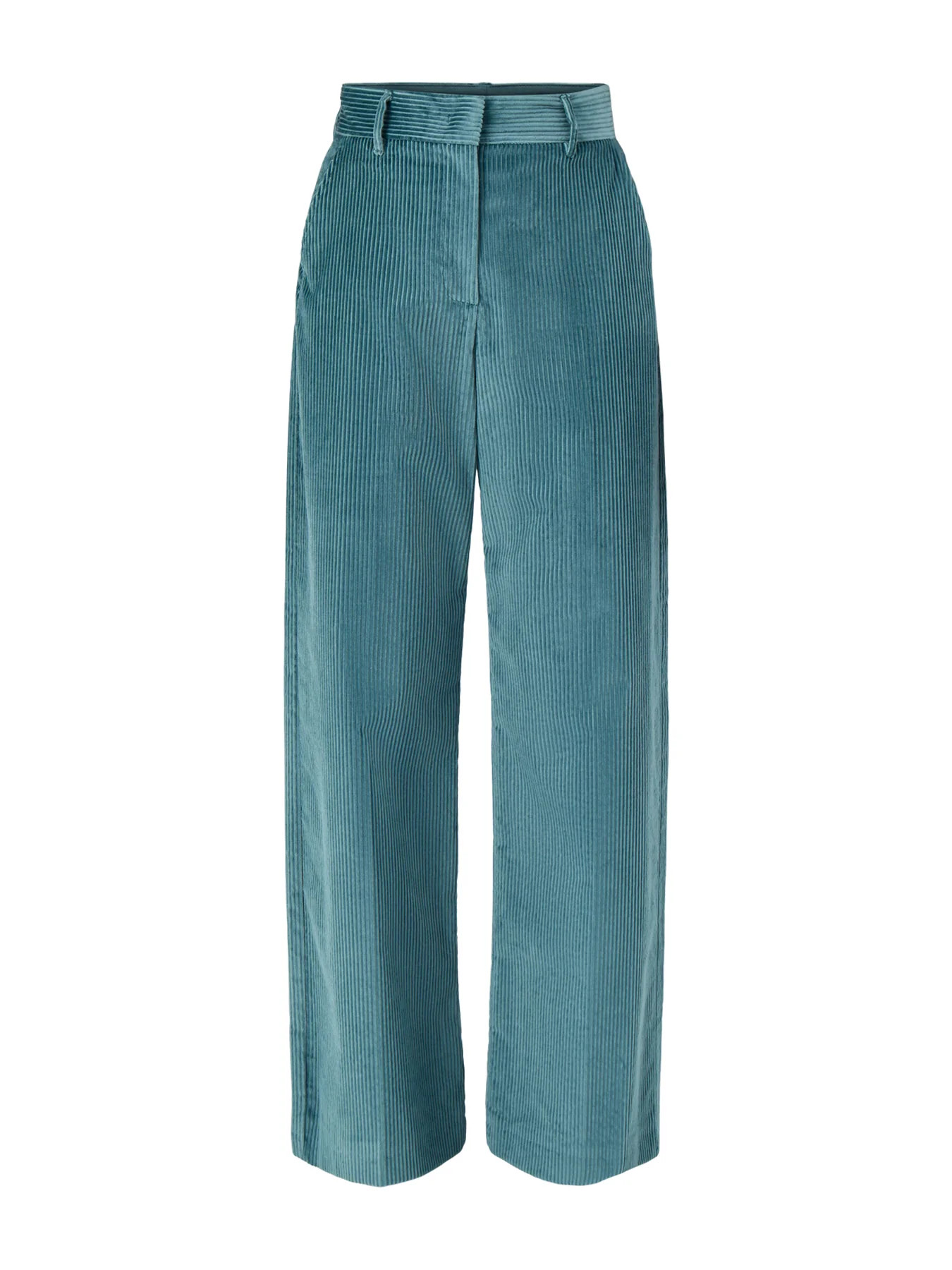 Tania Cord Wide Leg Trouser Blue | Fenwick UK