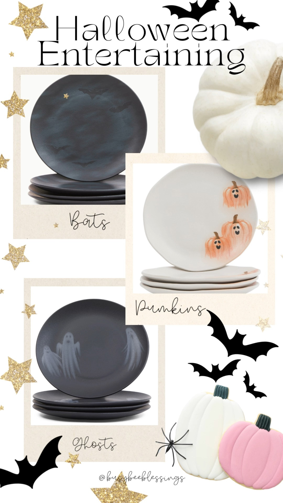 🎃 Whether you’re hosting a haunted dinner party or just setting the mood for a cozy night in, these Halloween plates are a must for your spooky season tablescape. Featuring playful pumpkins, ghostly ghouls, and fluttering bats, each piece brings festive charm to every bite. 🍽️👻

🕸️ Pair them with other Halloween entertaining essentials such as themed napkins, eerie drinkware, and creepy-cute serveware to create a look that’s as stylish as it is spooky. Durable, delightfully detailed, and easy to mix and match, these pieces will be your go-to for ghoulish gatherings year after year.

#LTKHome #LTKFindsUnder50 #LTKSeasonal