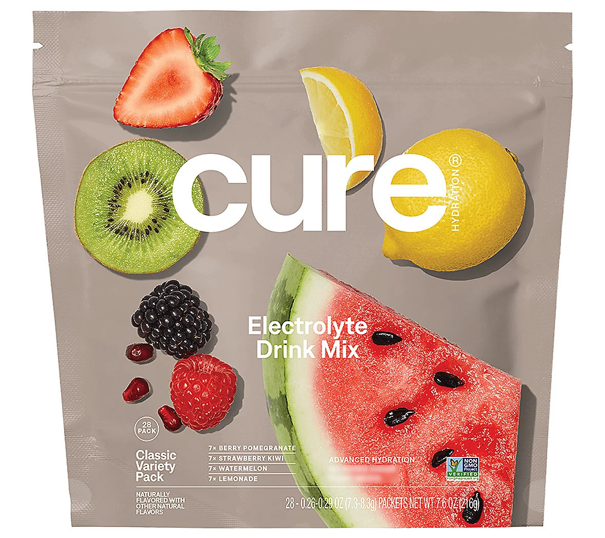 Cure Hydrating Electrolyte Drink Mix 28-Ct Variety Pack | QVC