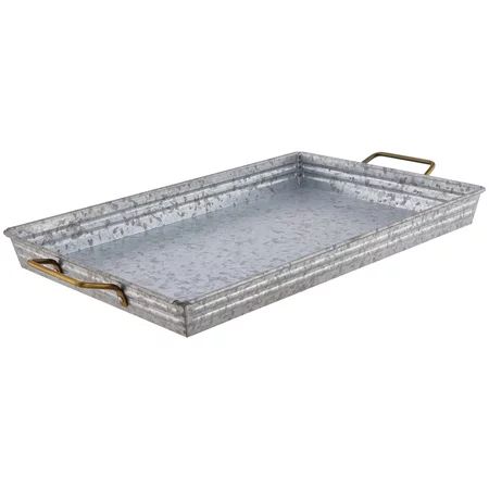 Better Homes & Gardens Galvanized Rectangle Tray | Walmart (US)