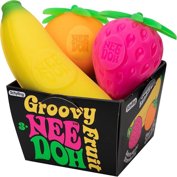 Schylling Nee Doh Groovy Fruit - Novelty Toy (GFND) | Amazon (US)