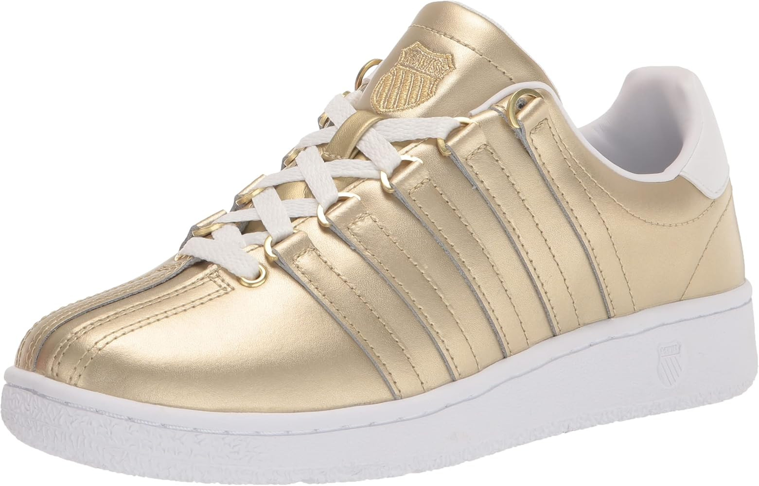 K-Swiss Women's Classic VN Leather Sneaker | Amazon (US)