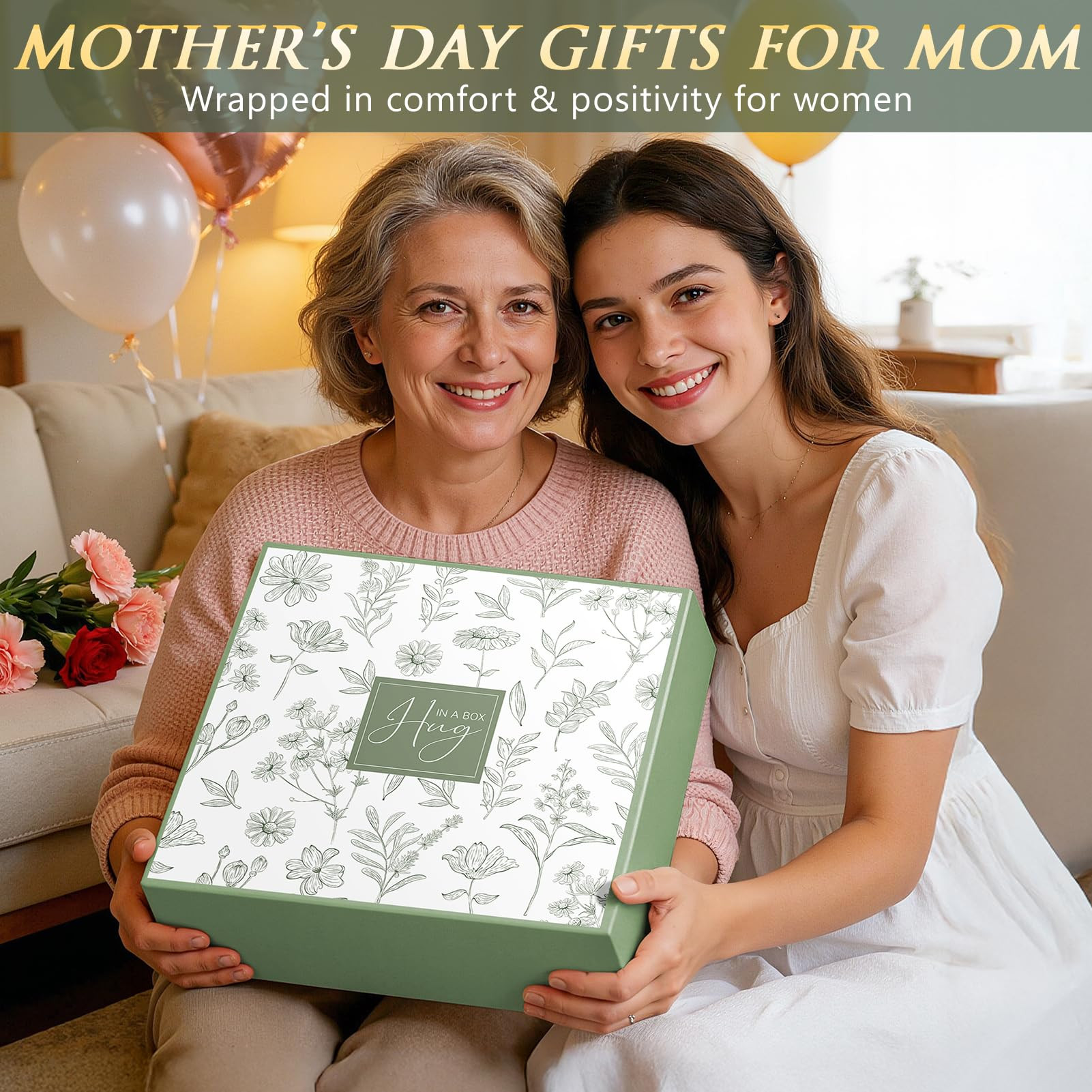 Mothers Day & Birthday Gifts for Women - Get Well Soon Spa Care Package, Luxury Self Care Gift Ba... | Amazon (US)