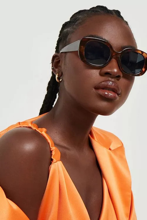 Dark Tortoise Shell Oversized Sunglasses | Boohoo.com (US & CA)