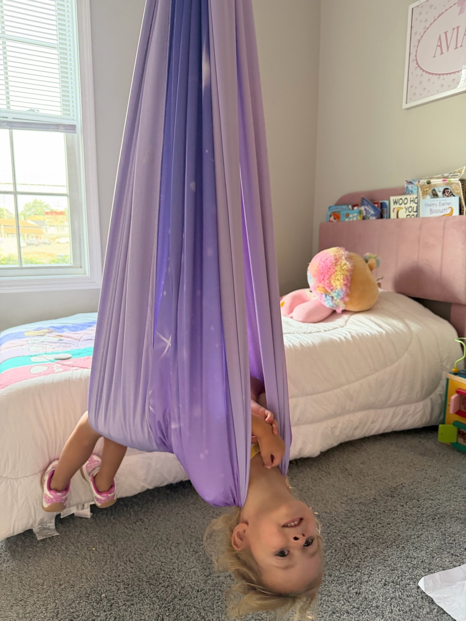 Adding a sensory swing to our apartment has been a total game changer!!

#LTKdayinmylife #LTKmomlife #LTKHome