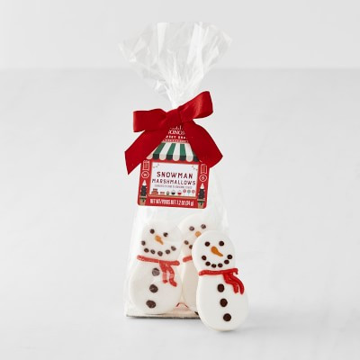 Williams Sonoma Mini Snowman Floating Marshmallows, Set of 4 | Williams Sonoma | Williams-Sonoma