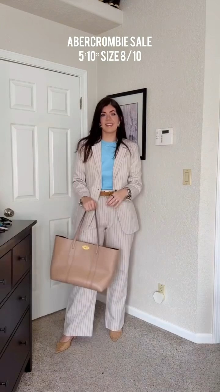 Use code SHORTSAF for a stackable 15%

Medium sweater top Medium blazer 30 curvy long trouser

Abercrombie sale, midsize spring to summer style, casual outfit, spring outfits, summer outfits, everyday outfit, trending, midsize fashion, sale alert

#LTKMidsize #LTKSaleAlert #LTKSeasonal