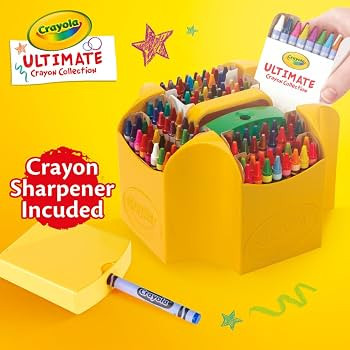 Crayola Ultimate Crayon Box Collection (152ct), Bulk Kids Crayon Caddy, Classic & Glitter Colors,... | Amazon (US)