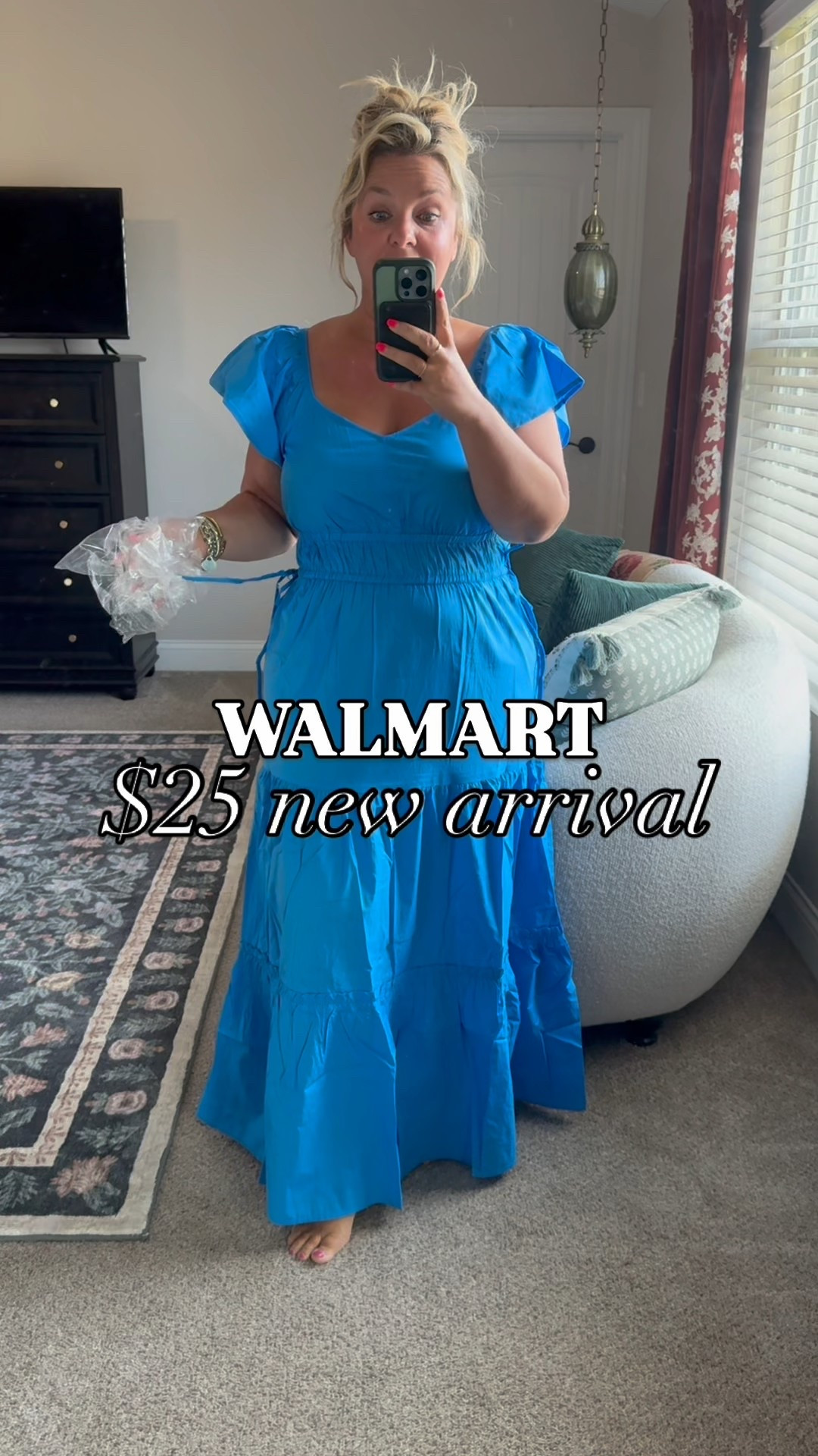 This Walmart maxi dress is DARLING! Comes in other color ways too, true to size, I’m wearing my usual Large & I’m 5’2” so it’s petite friendly too!

#LTKMidsize #LTKPetite #LTKFindsUnder50