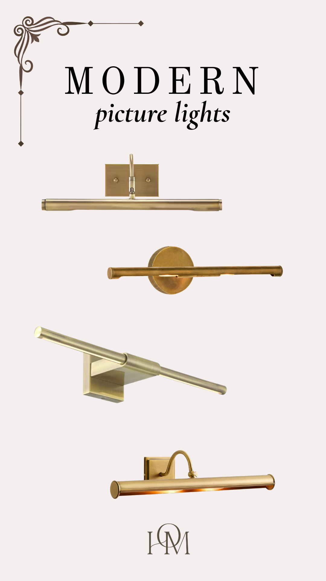  Brass toned picture lights!! 

 #LTKHome