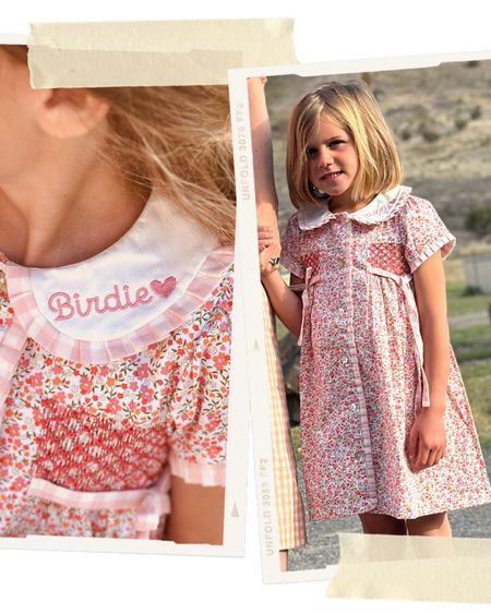 I love the style and the fabric on these sweet little girl dresses. Their names on the collars is the cherry on top! 😍

#LTKfindsunder100 #LTKkids #LTKSeasonal