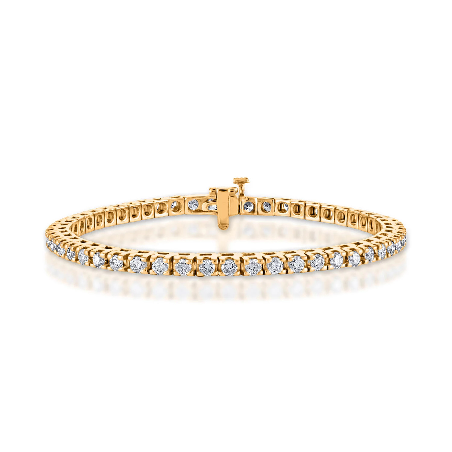 Round Cut Diamond Tennis Bracelet in 14K Gold | Sam's Club