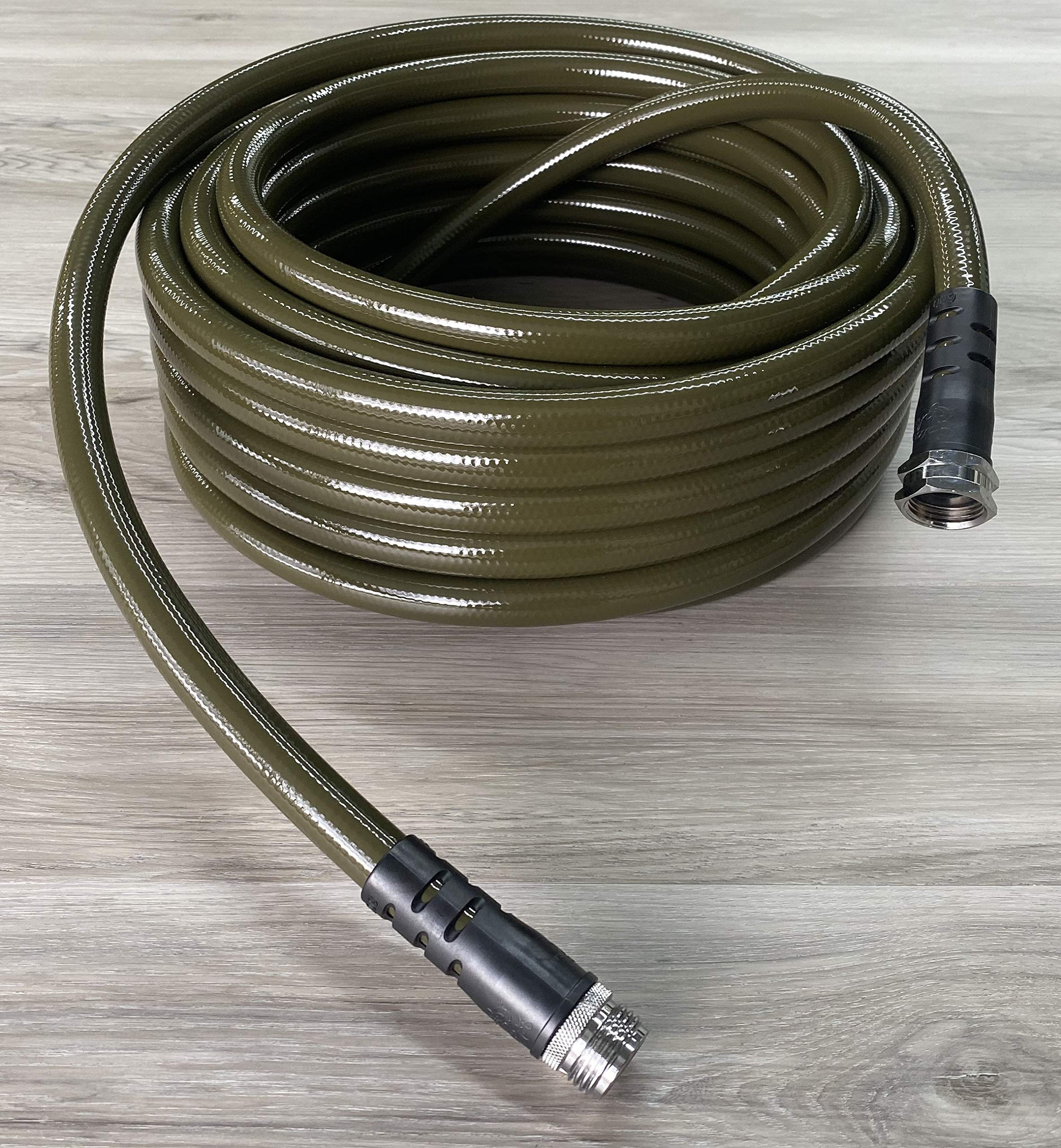 Water Right 600 Series Polyurethane Drinking Water Safe Garden Hose, 50-Foot by 5/8-Inch, Brass Fitt | Amazon (US)
