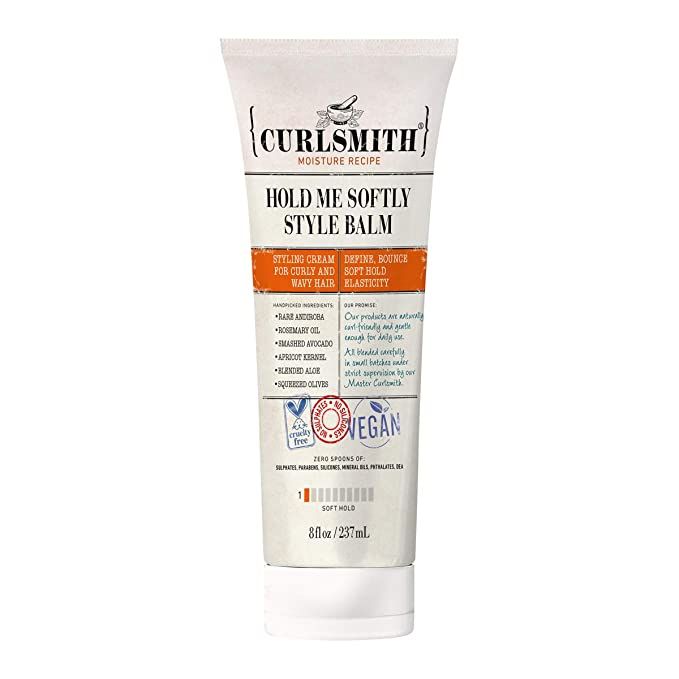 Curlsmith - Hold Me Softly Style Balm - Vegan Soft Hold Styling Cream for Wavy and Curly Hair, Na... | Amazon (US)