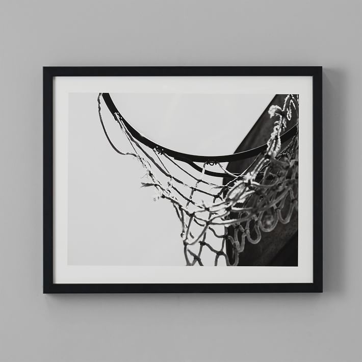 Minted&amp;#174; Hoop Dreamin' Framed Art | Pottery Barn Teen