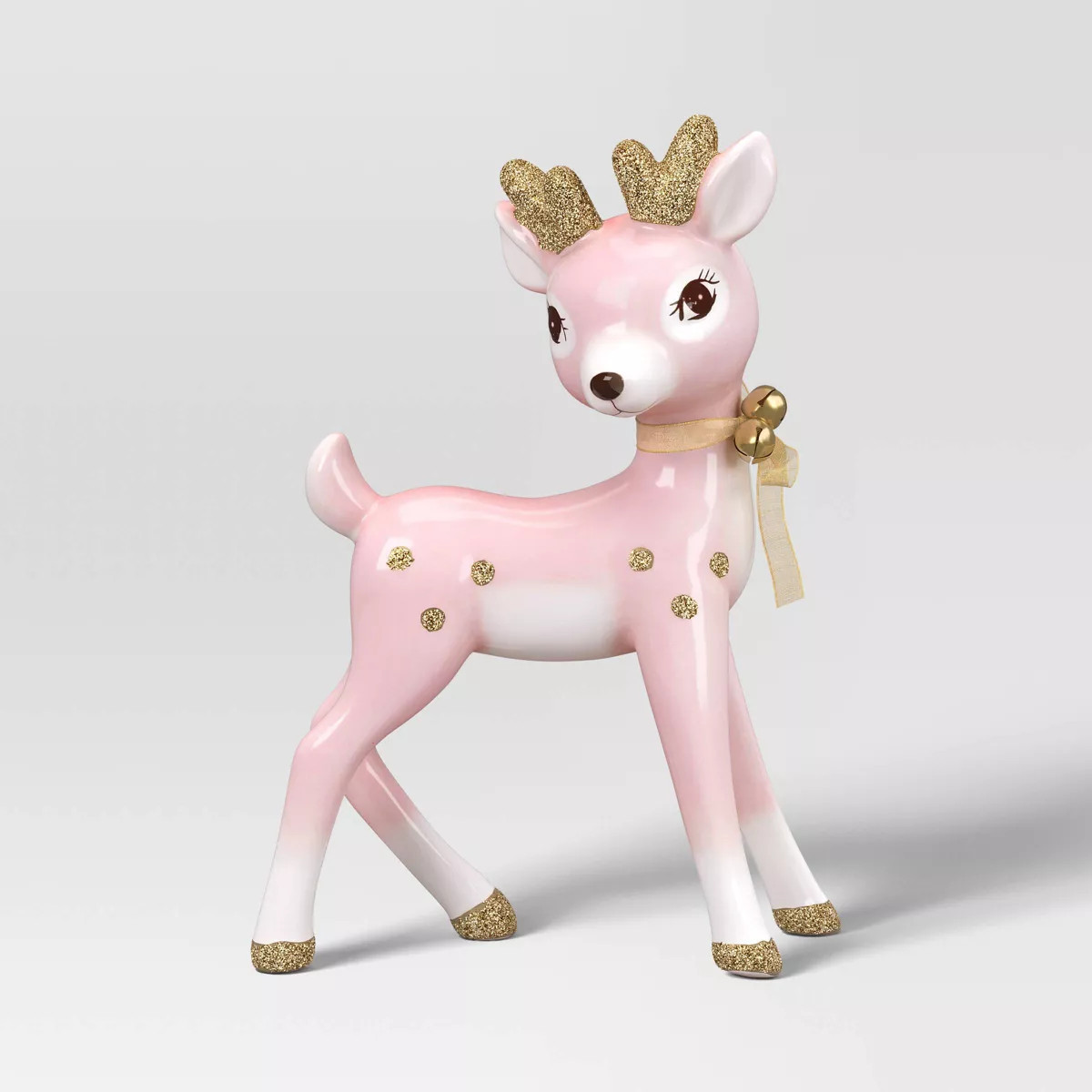 Christmas Ceramic Standing Pink Deer Decor - Wondershop™ | Target