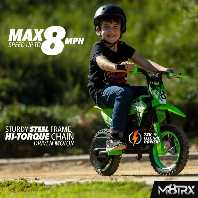 M8TRX 12V Mini Electric Child Dirt Bike, Battery Powered Toy Motorcycle, Kids Ride On, Ages 7 Yea... | Walmart (US)