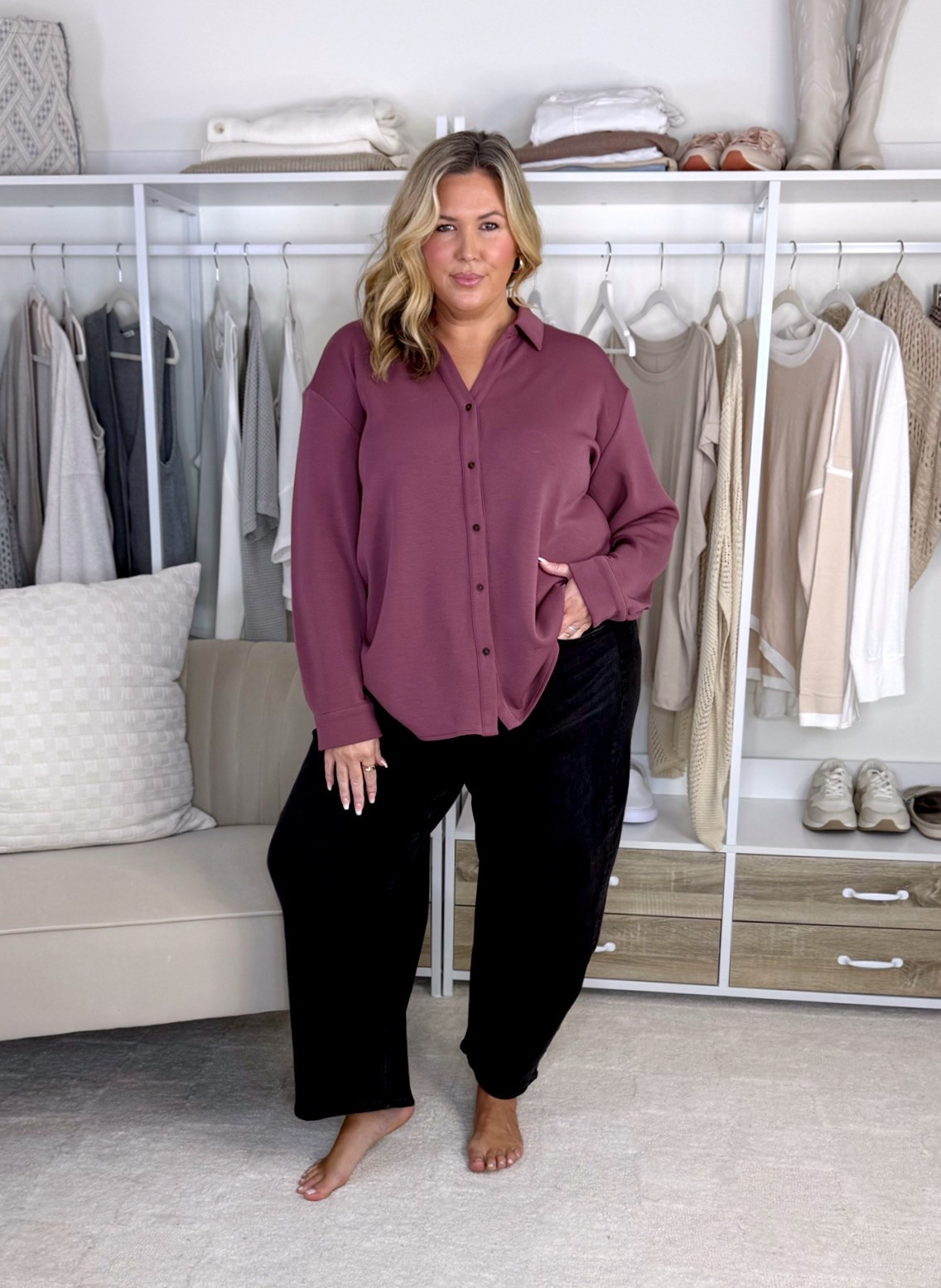Spanx sale!! Use code LTK20 on full priced items! Ends on 9/26! Wearing a size 2X. Plus size, outfit inspo, fall fashion, denim, apron belly @Spanx #spanxpartner

#LTKSeasonal #LTKPlusSize #LTKMidsize