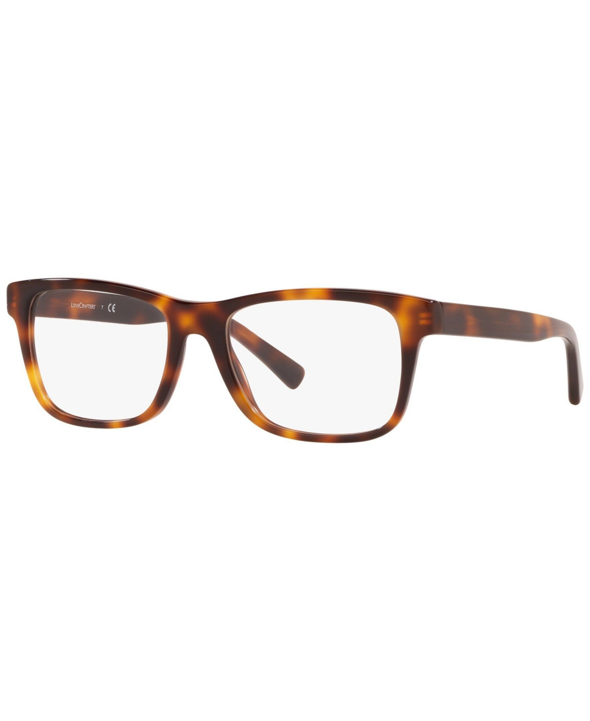 Lenscrafters EC2002 Unisex Square Eyeglasses - Brown | Macy's