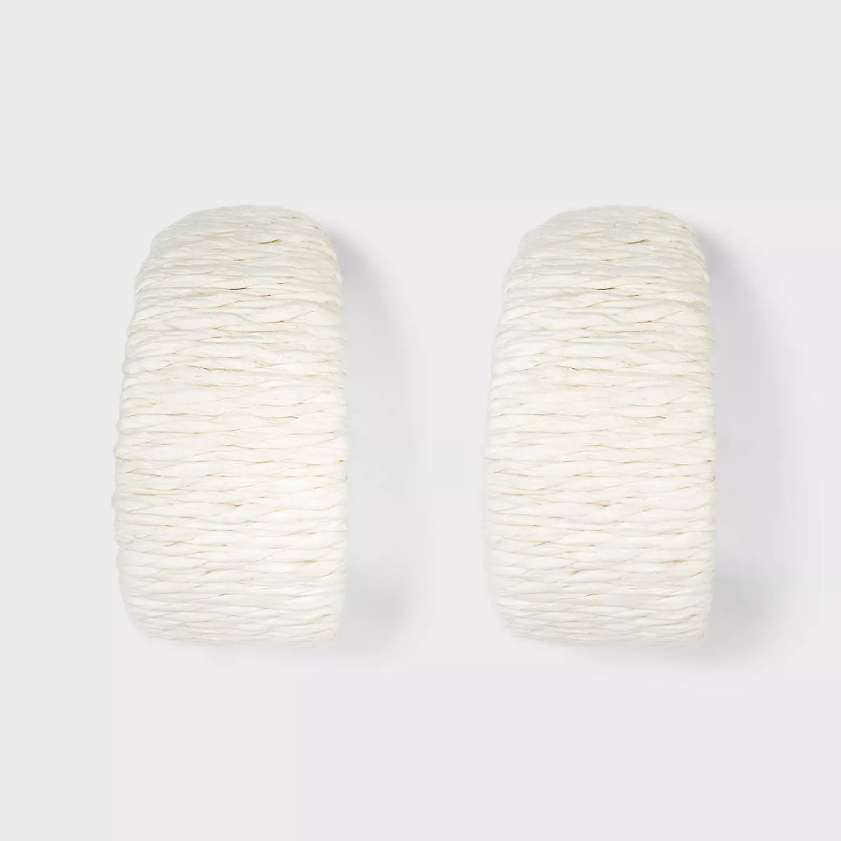 Rattan Wrapped Hoop Earrings - A New Day™ | Target