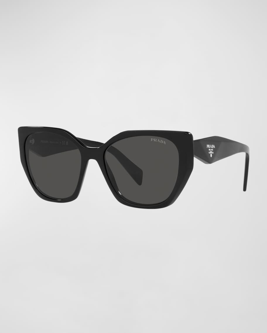 Prada Geometric Square Acetate Sunglasses | Neiman Marcus