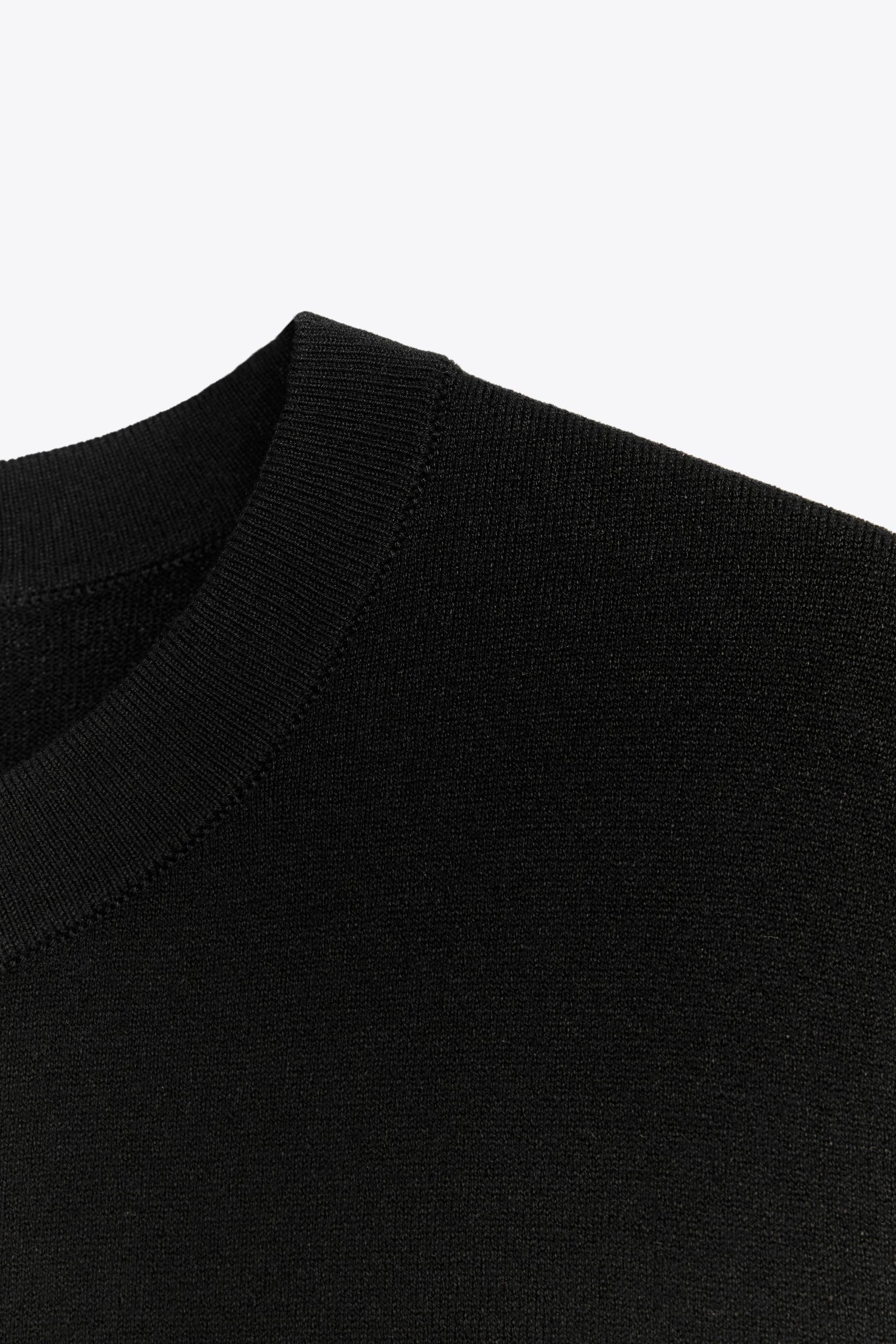 PLAIN KNIT BASIC SHORT SLEEVE TOP | Zara US