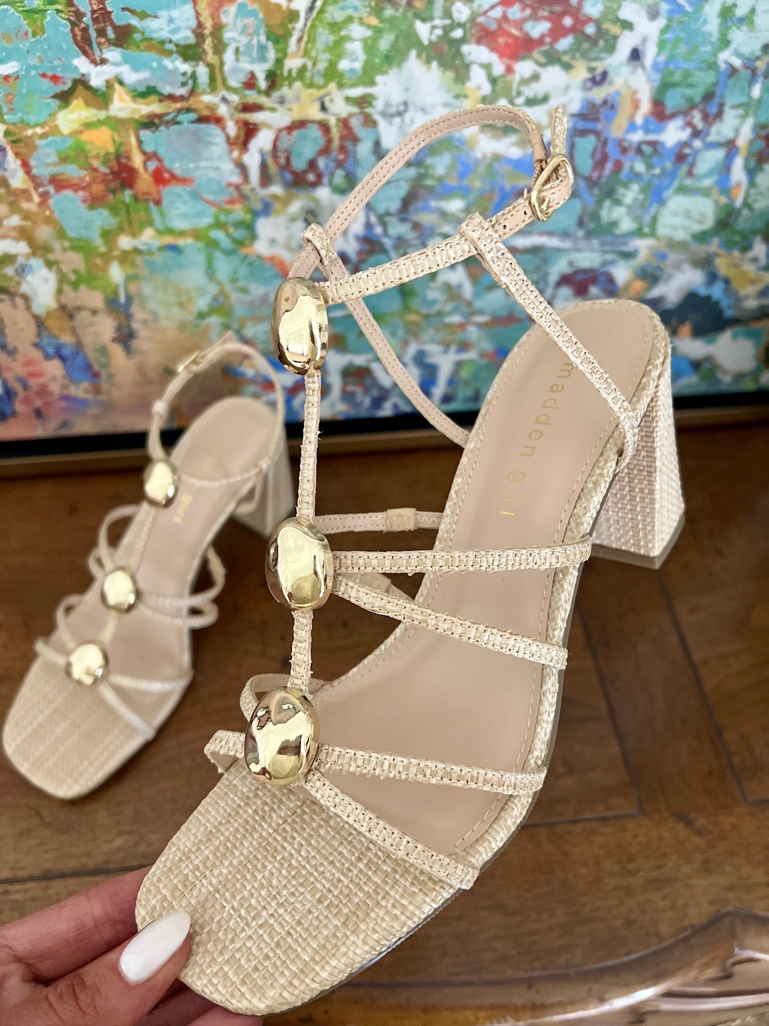 Wow these new block heel sandals are gorgeous! TTS and comfy, 2 colors
