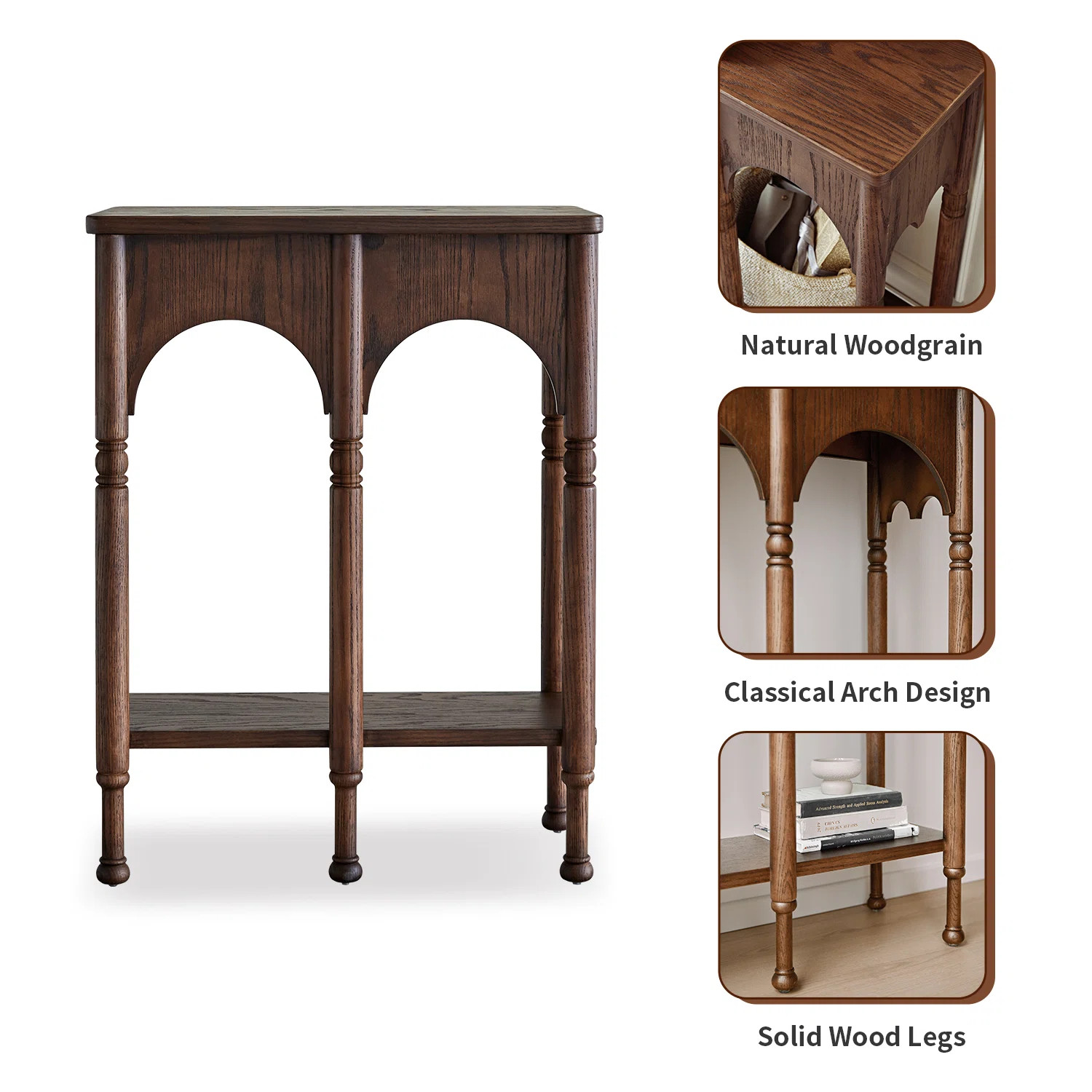 Solid Wood Console Table with Storage | Wayfair North America