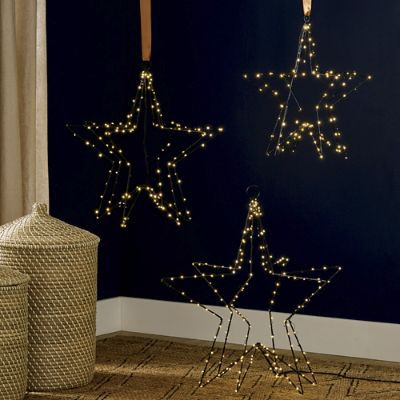 Pre-lit Foldable Star | Grandin Road | Grandin Road