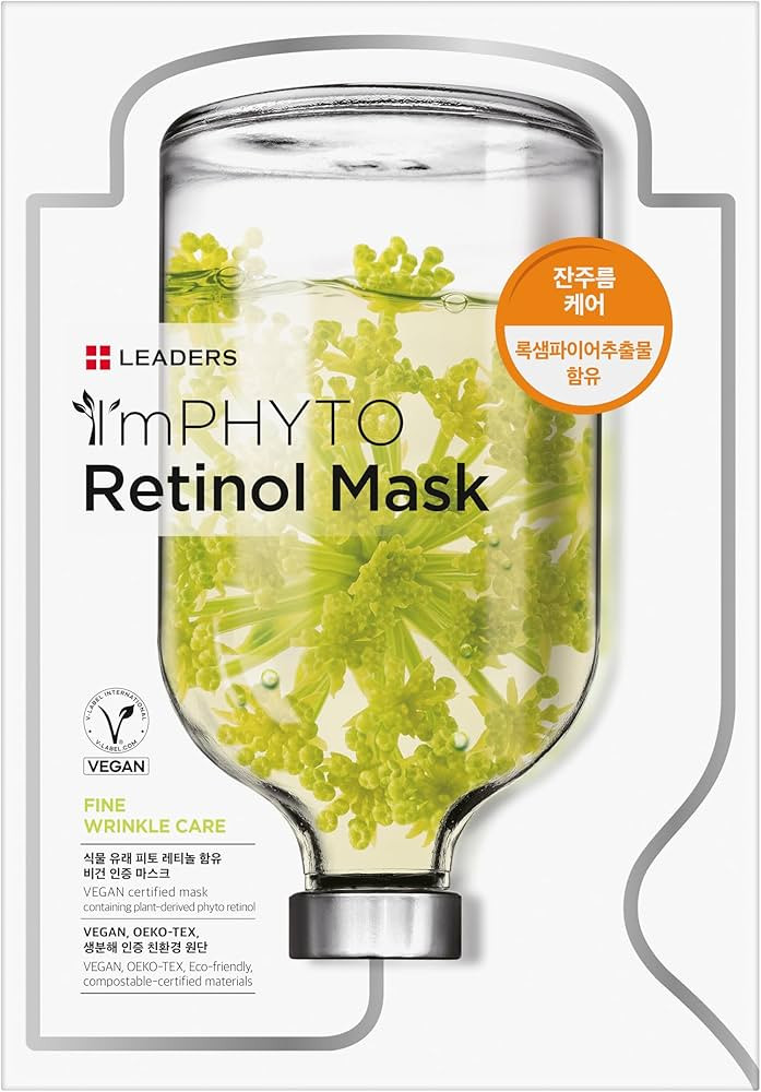 I'MPHYTO Leaders Facial Mask 10 Sheet Retinol Vegan Mask | Anti-Aging & Fine Wrinkle Skin Care | ... | Amazon (US)