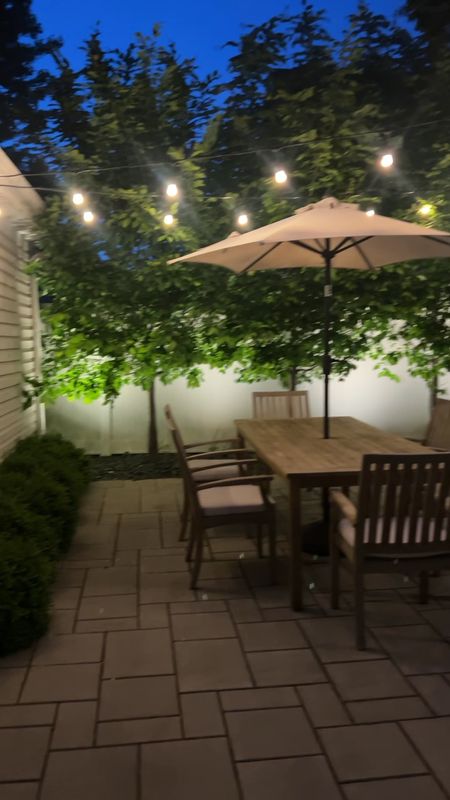 Here's a peek at our entire backyard. The lighting from @loweshomeimprovement makes a huge difference. Linking my fave products below #ad #LowesPartner

#LTKFindsUnder50 #LTKFindsUnder100 #LTKHome