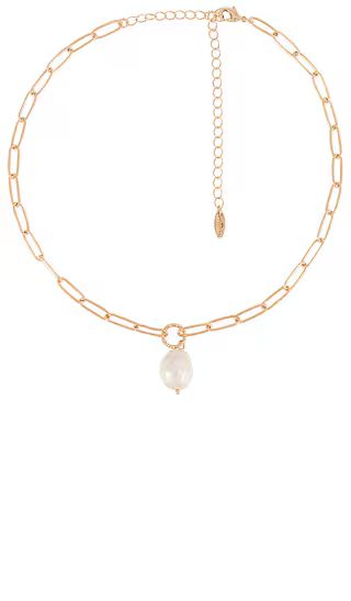 Pearl Pendant Necklace in Gold | Revolve Clothing (Global)