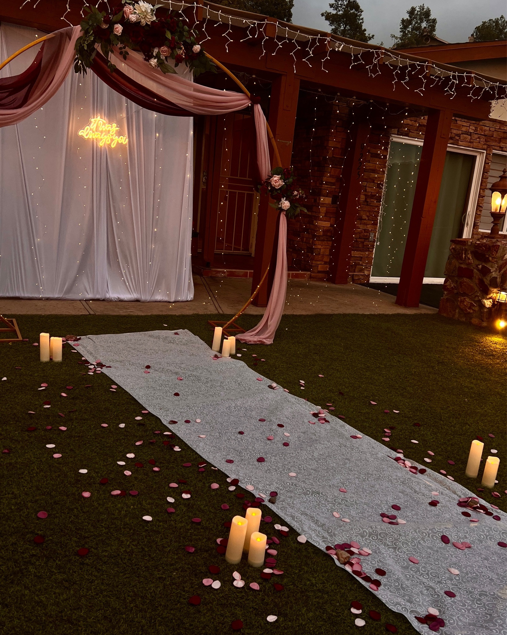 My brother proposed this weekend and he trusted me with setting up the decor! Had so much fun putting g this all together!!💍✨

#LTKwedding #LTKstyletip #LTKparties