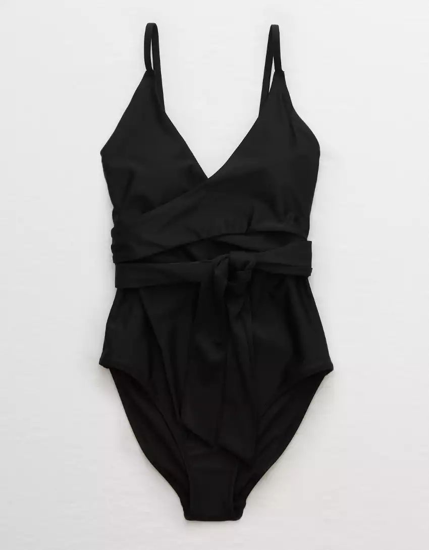 Aerie Wrap One Piece Swimsuit | Aerie