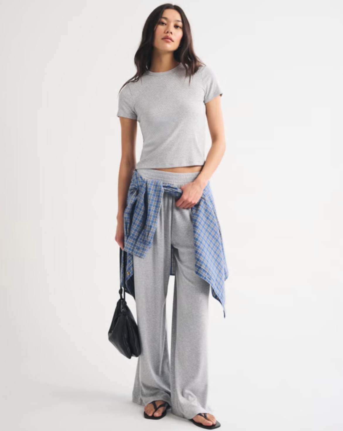 Cozy set you’ll live in 🤍 The Abercrombie Lounge Rib Baby Tee + matching shorts and pants set is made from their lightweight softAF rib fabric and fits so flattering. I love the slim-fit baby tee with the classic crew neckline paired with both the comfy shorts and pants — perfect for lounging, sleep, or easy everyday wear ✨ 

 #LTKgrwm #LTKootd #LTKfitnessgoals