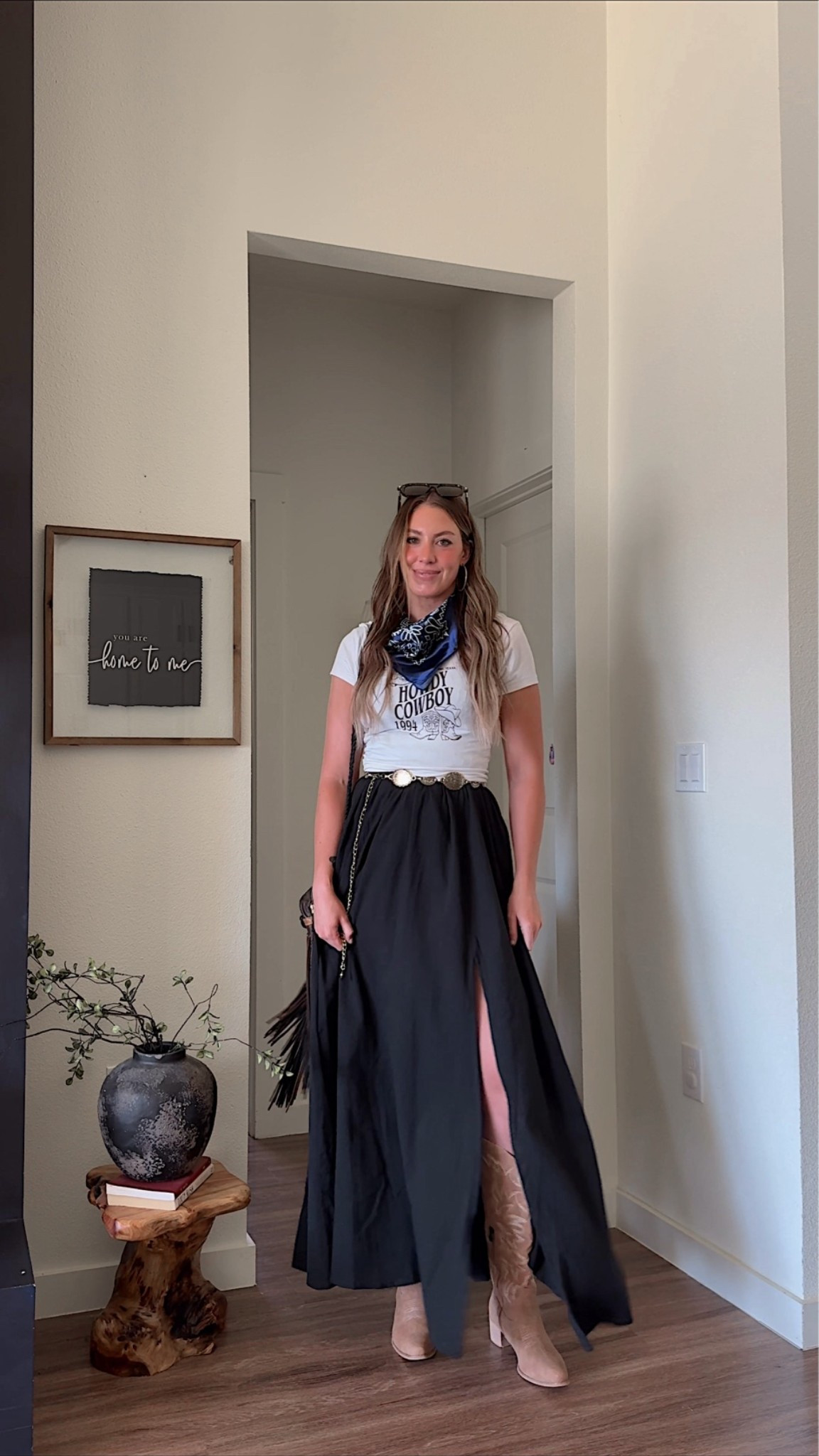 Country concert outfit idea! I’m 5’10 wearing a 6 in maxi dress! Linked up a similar top!

#LTKTall #LTKSeasonal