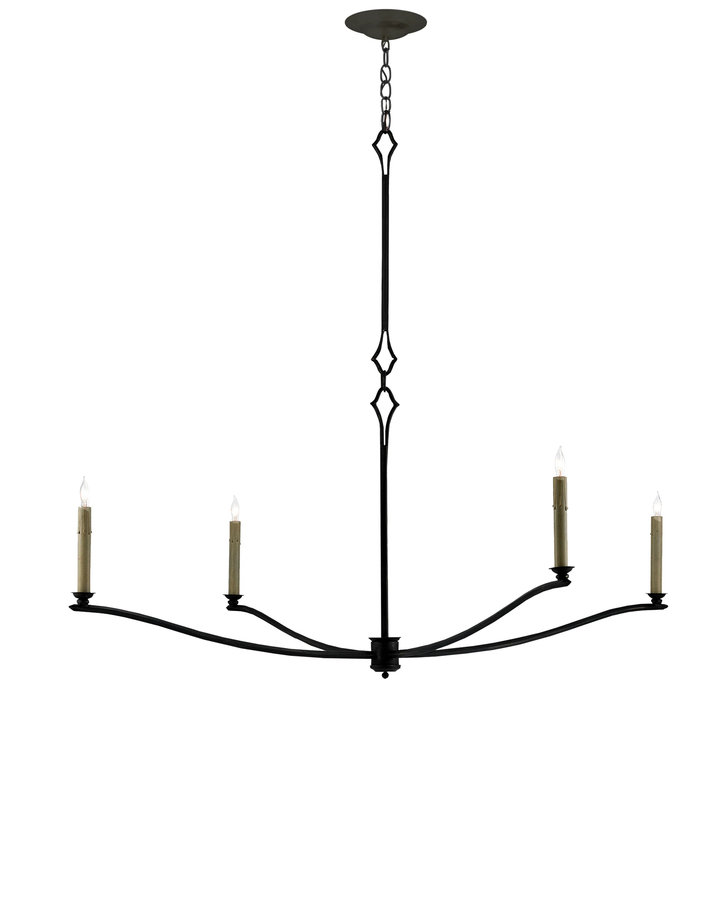 Currey & Company Knole 4-Light Candle Style Classic / Traditional Chandelier | Wayfair | Wayfair North America