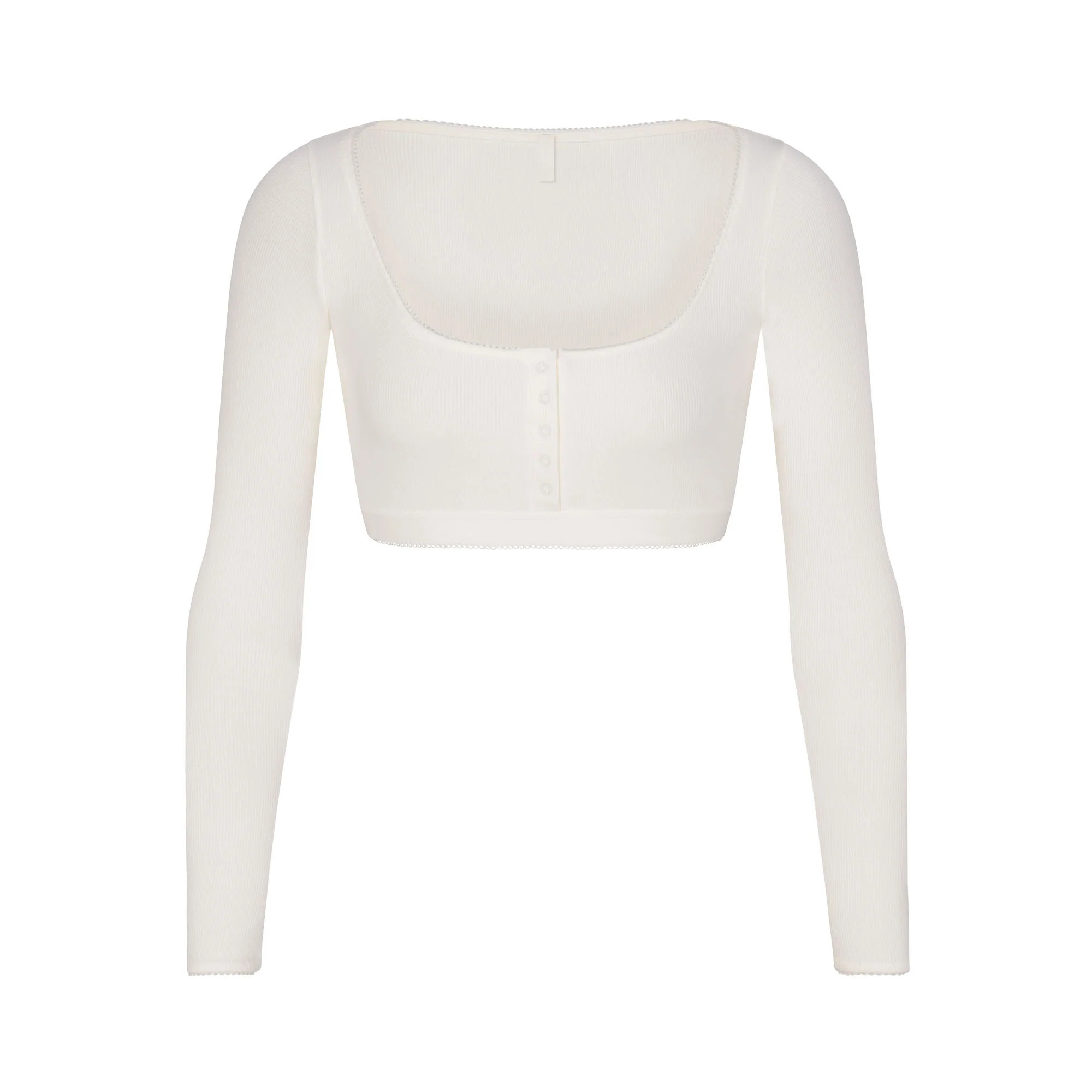 PICOT SUPER CROPPED HENLEY | SKIMS (US)