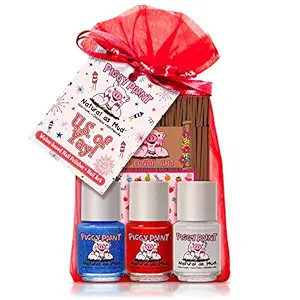 PIGGY PAINT 100% Non-toxic Girls Nail Polish - Safe, Chemical Free Low Odor for Kids, U.S. of YAY... | Amazon (US)